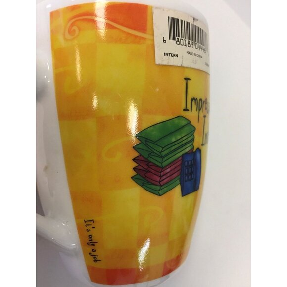 History & Heraldry Fine Porcelain Coffee Tea Mug "I will be the Best Intern" - Picture 6 of 7